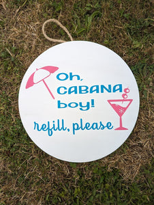 Round-Oh Cabana Boy, refill please