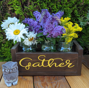 Mason jar box - Gather
