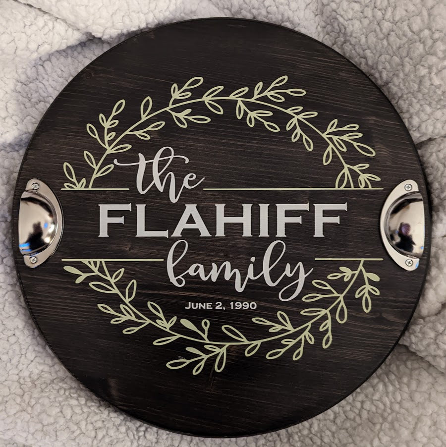 Charcuterie board - Personalized with Family Name