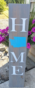 Porch board-Home with WA state