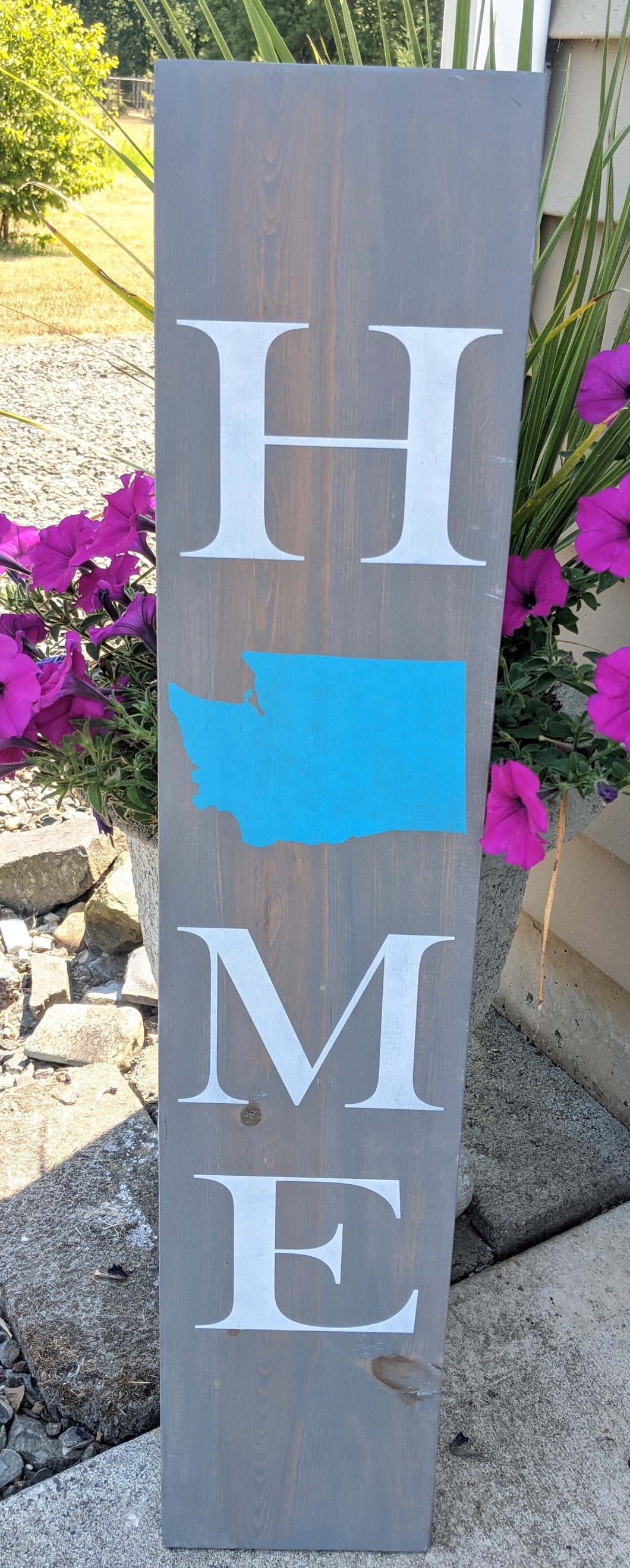 Porch board-Home with WA state